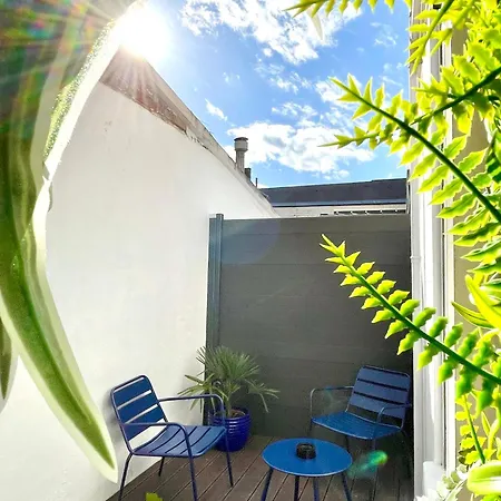Escale Boheme - Terrasse En Centre-Ville - Gare Amiens Esterno foto